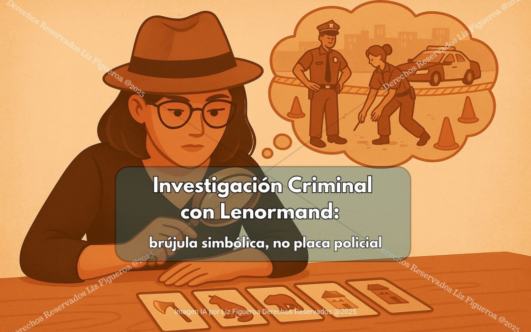Investigación Criminal con Lenormand: brújula simbólica, no placa policial