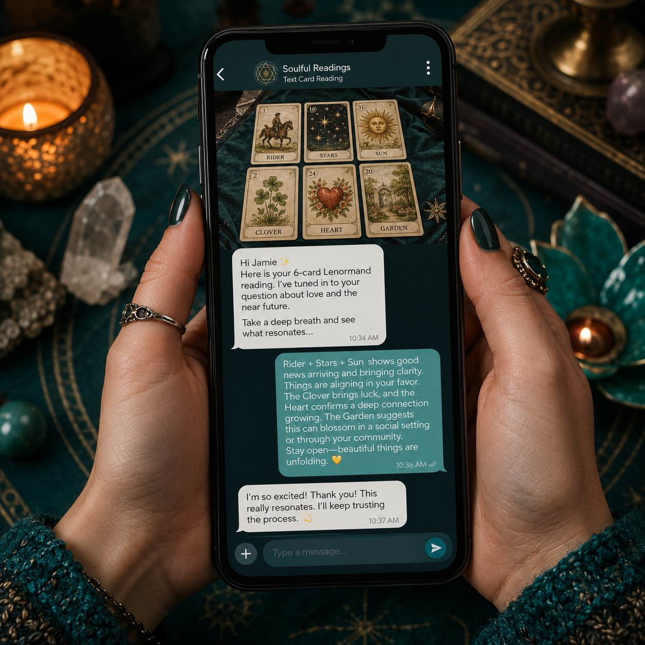 In Person Readings by Liz